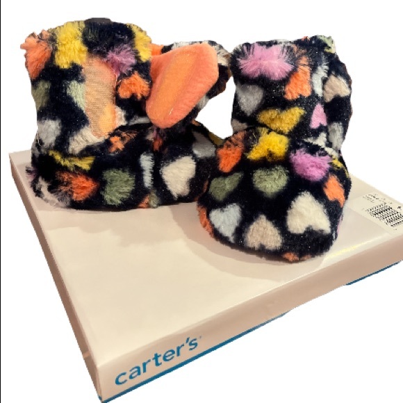 Carter's Jetta Toddler Girls' Faux-Fur Slippers - Picture 4 of 11